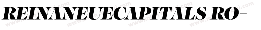 ReinaNeueCapitals Ro字体转换